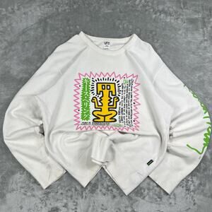 Uniqlo X Keith Haring Paradise Garage Artsy Graphic Sweatshirt M Streetwear